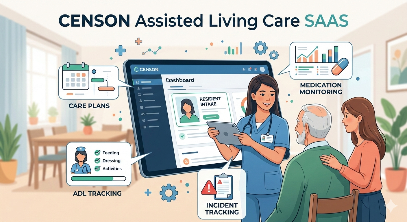 No two residents are the same, so why should their care plans be? 📝 CENSON’s Dynamic Care Plans are living blueprints that evolve with your residents.

Our dashboard allows for real-time updates—meaning when a resident’s needs change, the entire team is notified instantly. No more communication silos, just responsive, personalized care.

See how dynamic care planning works:
🔗 https://censon.it/redefining-resident-centric-care/

#PersonalizedCare #CarePlanning #AssistedLivingSoftware #ActiveAging #SeniorHealth #HealthSaaS #CENSON